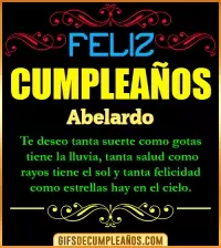 GIF Frases de Cumpleaños Abelardo